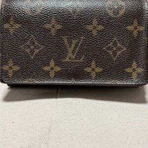 Louis Vuitton Brown Monogram Porte Monnaie Billets Tresor Wallet